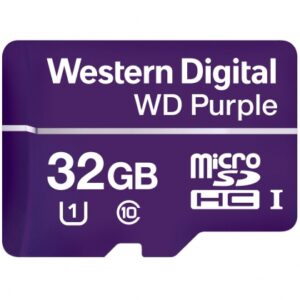 MicroSD Western Digital Purple 32GB Box Class 10 