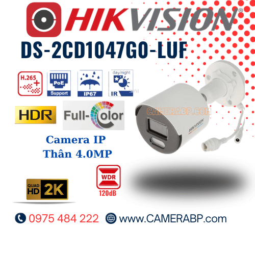 HIKVISION DS-2CD1047G0-LUF