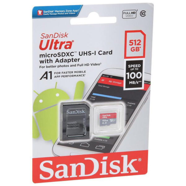Thẻ Nhớ MicroSD Sandisk 512G 100Mb/s Class 10