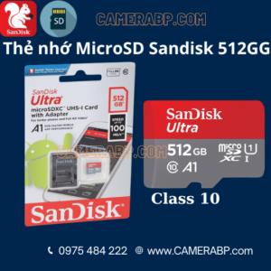 Thẻ nhớ MicroSD Sandisk 512GG